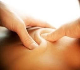 Afbeelding bindweefselmassage.